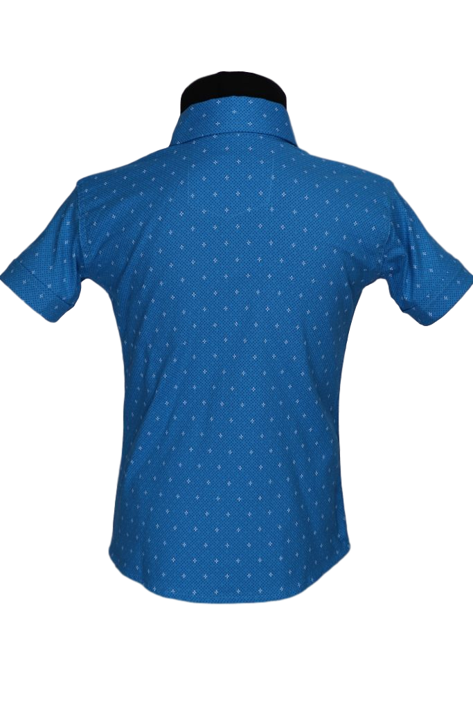 Детская рубашка в мелкий рисунок (Арт. B T 0601K )