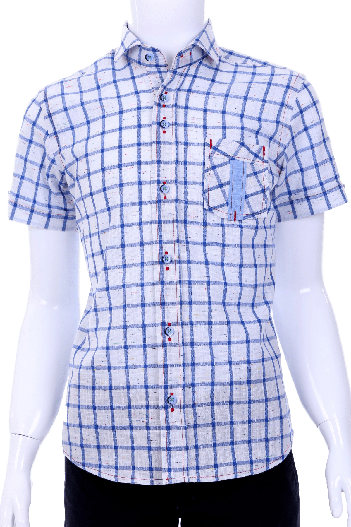 Детская рубашка в клетку (Арт. B T 0580K)