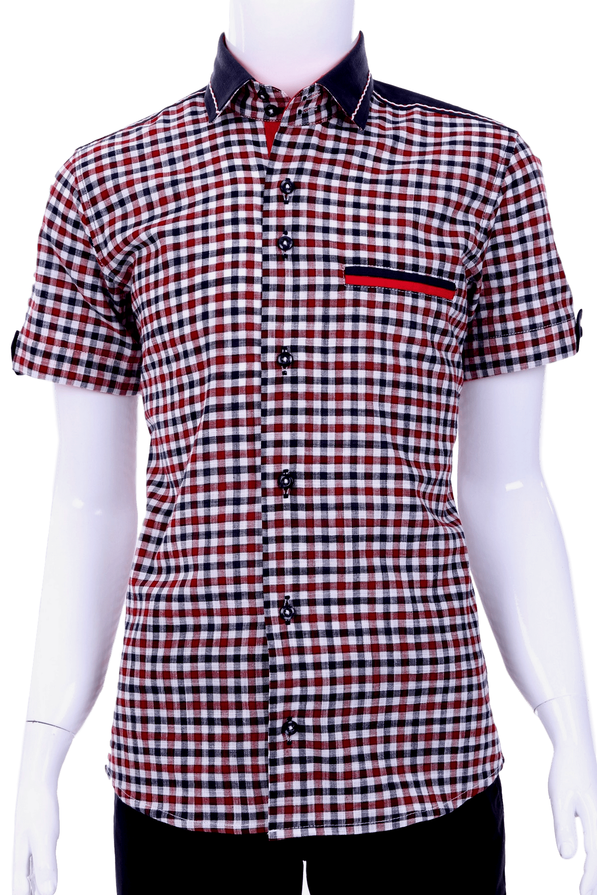 Дитяча сорочка в клітку (Арт. T B 0543K)