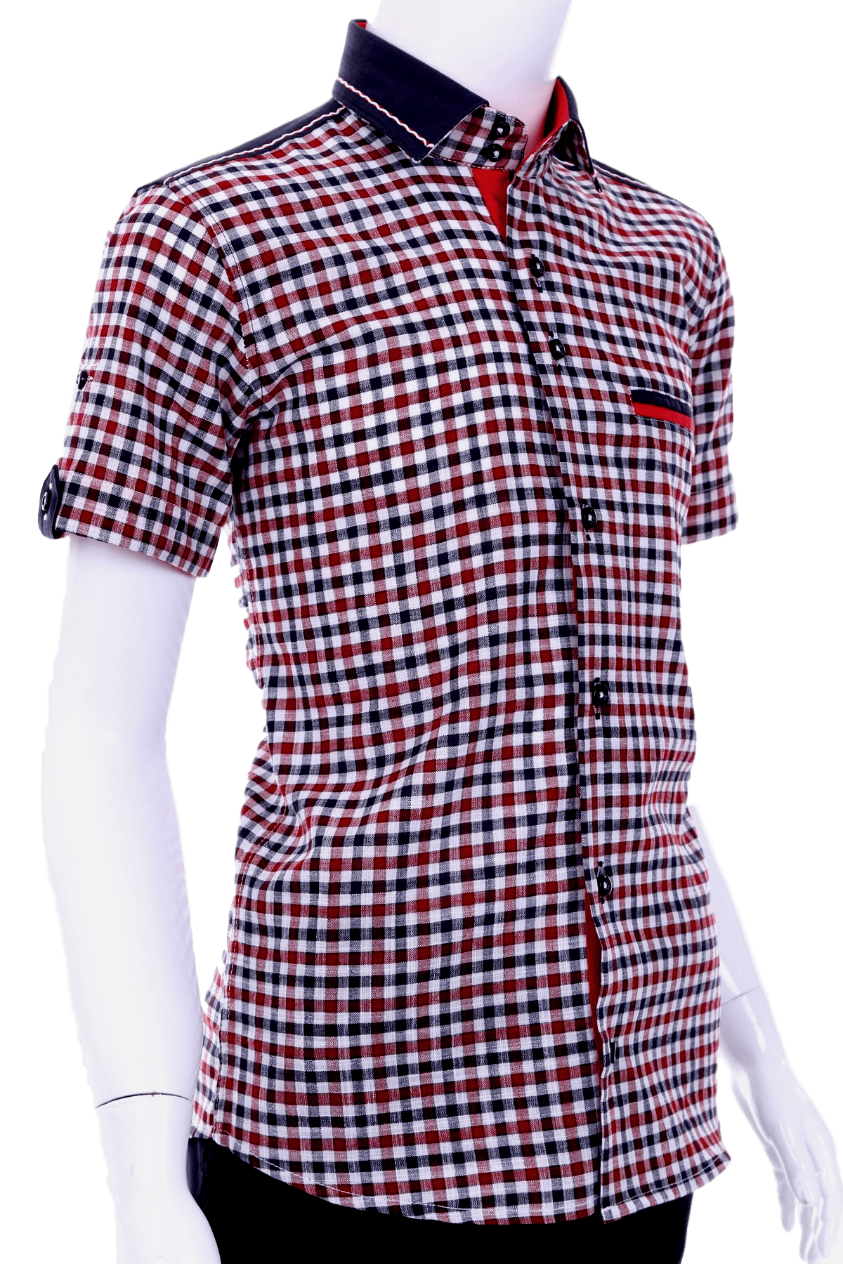 Дитяча сорочка в клітку (Арт. T B 0543K)