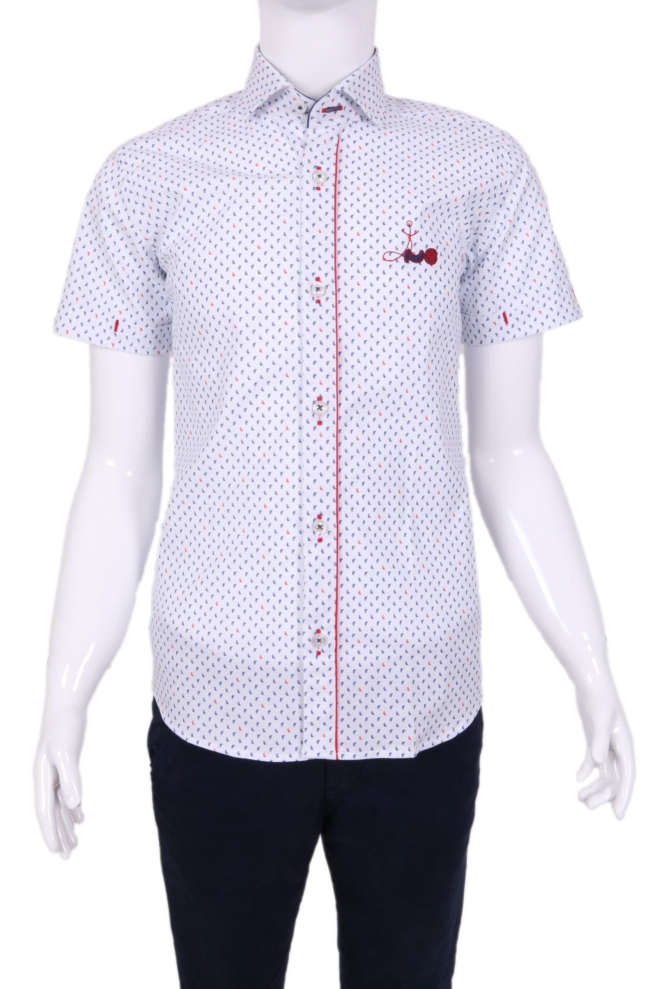 Детская рубашка в мелкий узор (Арт. TB 1339K)