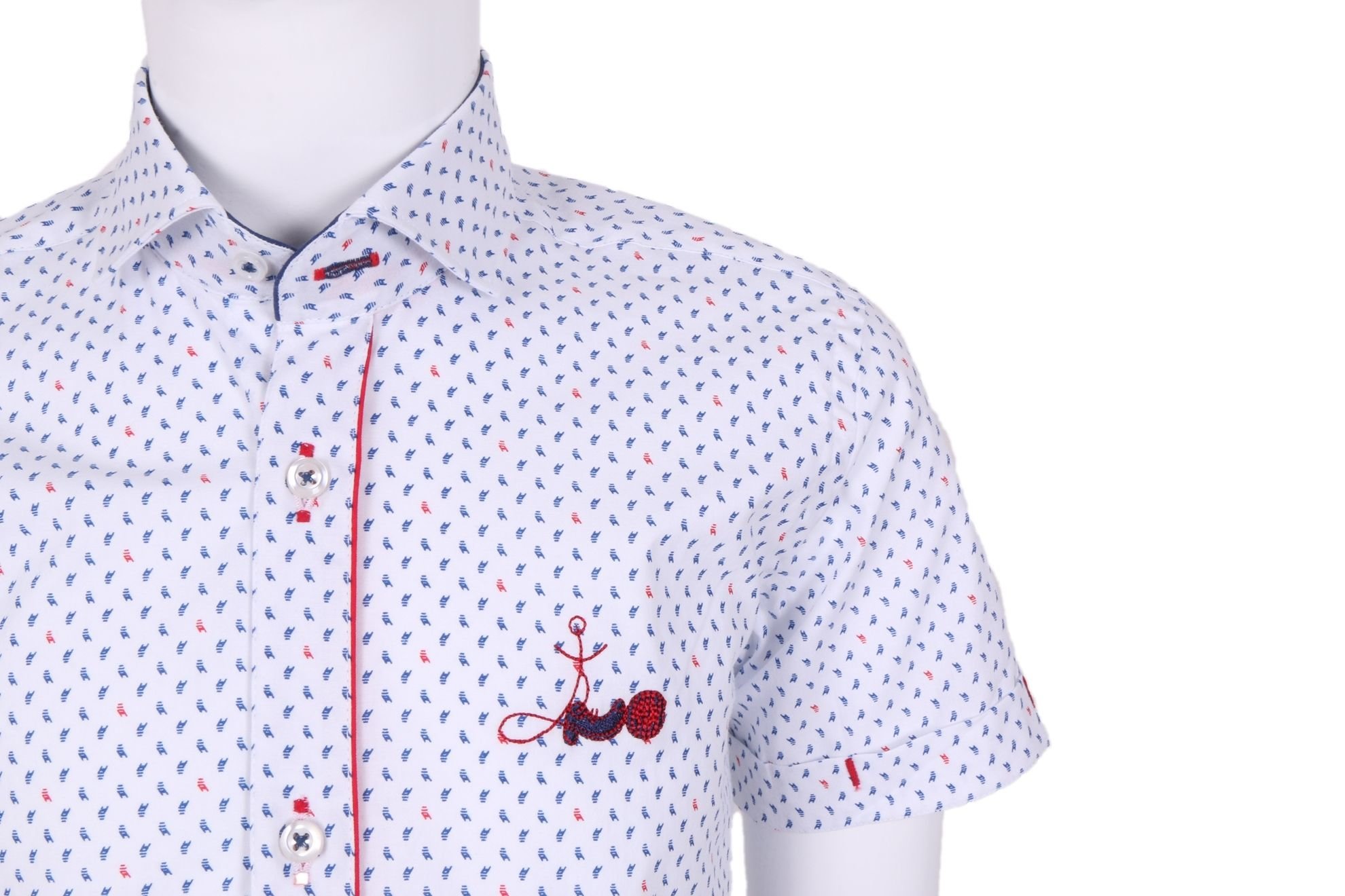 Детская рубашка в мелкий узор (Арт. TB 1339K)