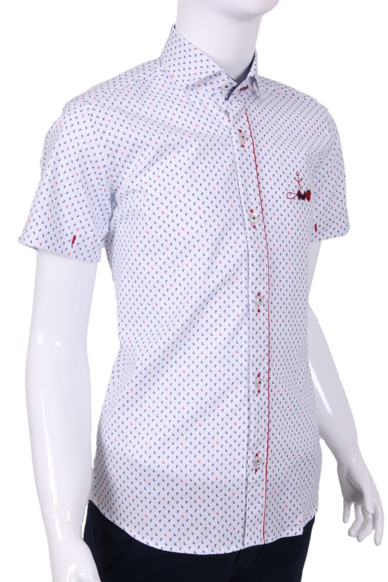 Детская рубашка в мелкий узор (Арт. TB 1339K)
